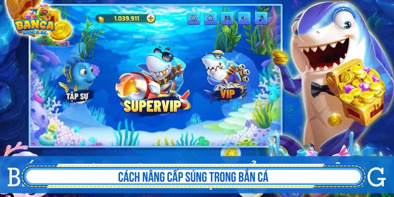 Cách nâng cấp súng trong bắn cá